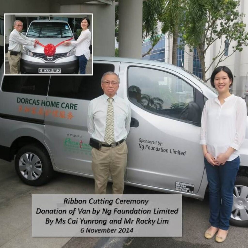 Donation Of A Vehicle To Doracs Home Care, A Singapore Organisation For Taking Care Of Old Folks